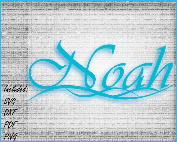 Download Noah Beautiful Baby Names SVG cut file Cut files Beautiful | Etsy