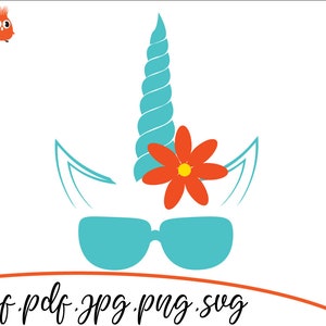 Unicorn SVG File, Unicorn DXF, Unicorn Cut File, Clip art, Unicorn PNG, Unicorn Cricut, Unicorn Silhouette, Unicorn design, Instant download