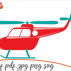 Helicopter SVG File, Helicopter DXF, Helicopter Cut File, Helicopter cricut,Helicopter Silhouette, Helicopter design, Instant download