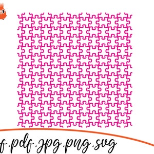 Seamless patterns svg,  Cricut cut files, Puzzle Cut File, Puzzle scale pattern svg, background svg,  vector pattern