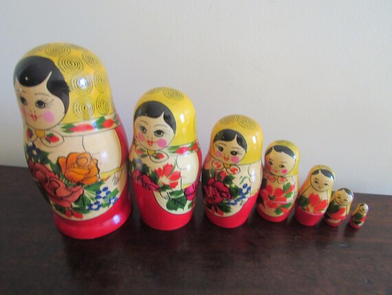 russian nesting dolls etsy