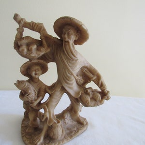 Chinese Fisherman Figurine image 1