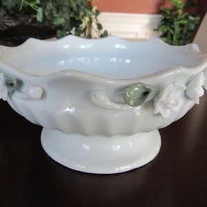 Decorative White Porcelain Bowl