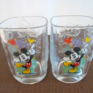 Pair of 2000 Waltz Disney World Celebration Glasses