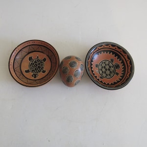 African Soapstone Hand Crafted Trio Made  in Kenya