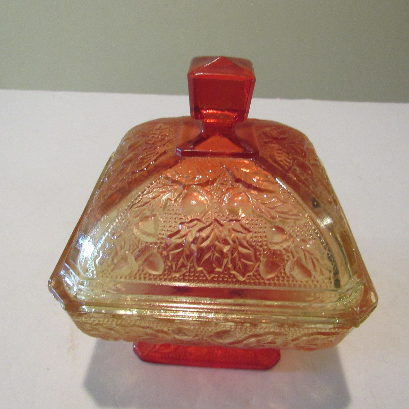 Vintage Depression Candy Dish Etsy