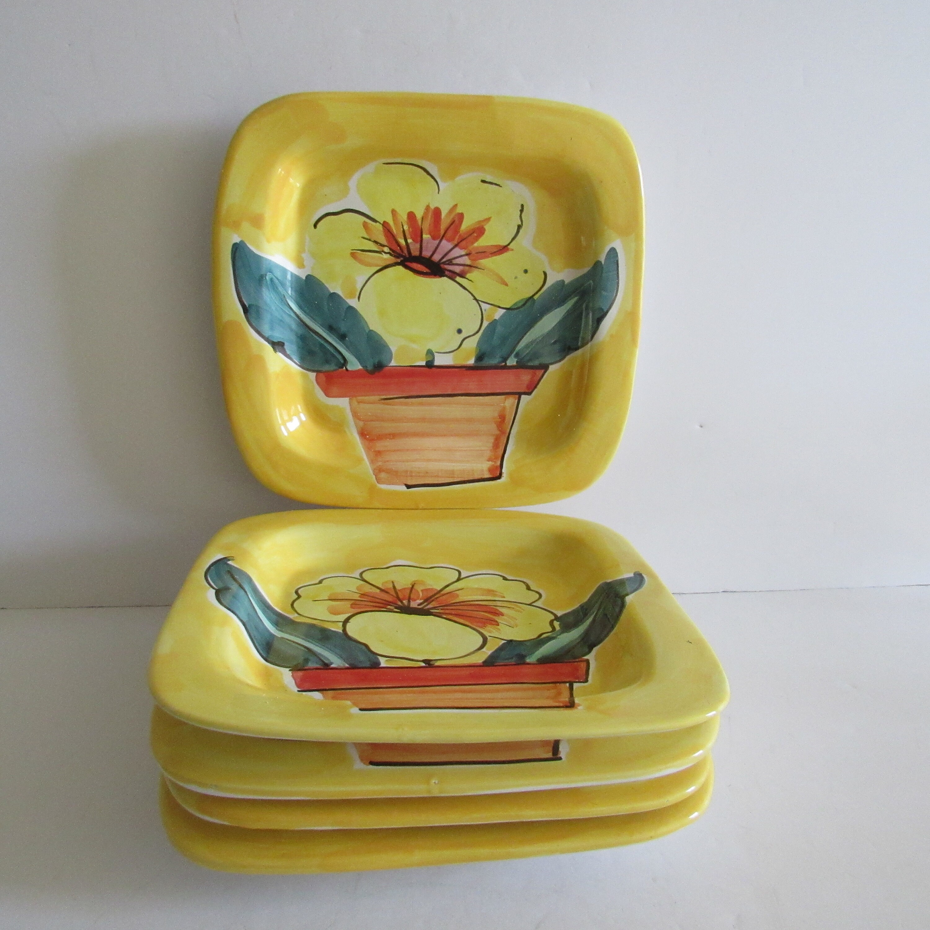 Set of Five Bellini PIU Dinner Plates Made in Italy Etsy