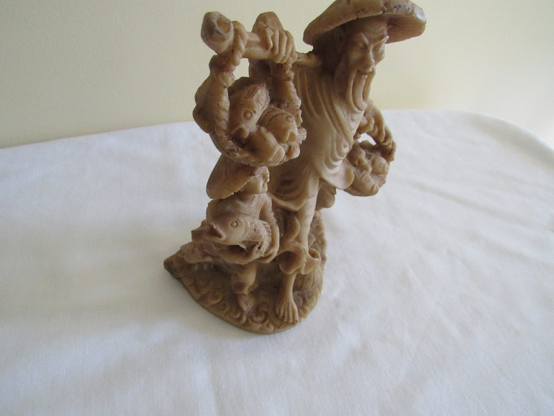 Chinese Fisherman Figurine image 3