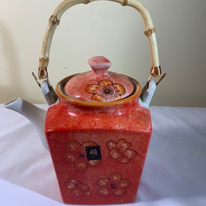 Floral Orange/Rosa Teebeutel