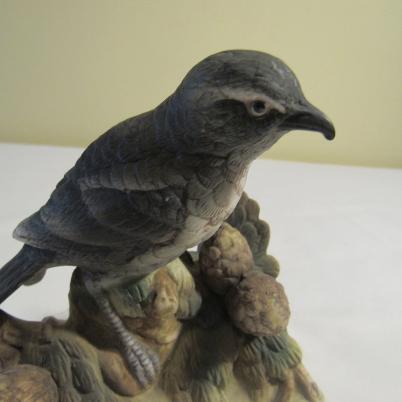 Vintage Lefton Bird Figurine Shrikekw864 Etsy