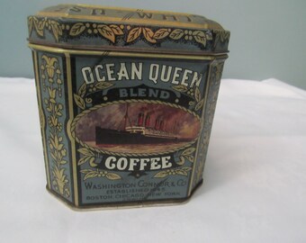 Ocean Queen Blend Coffee Tin