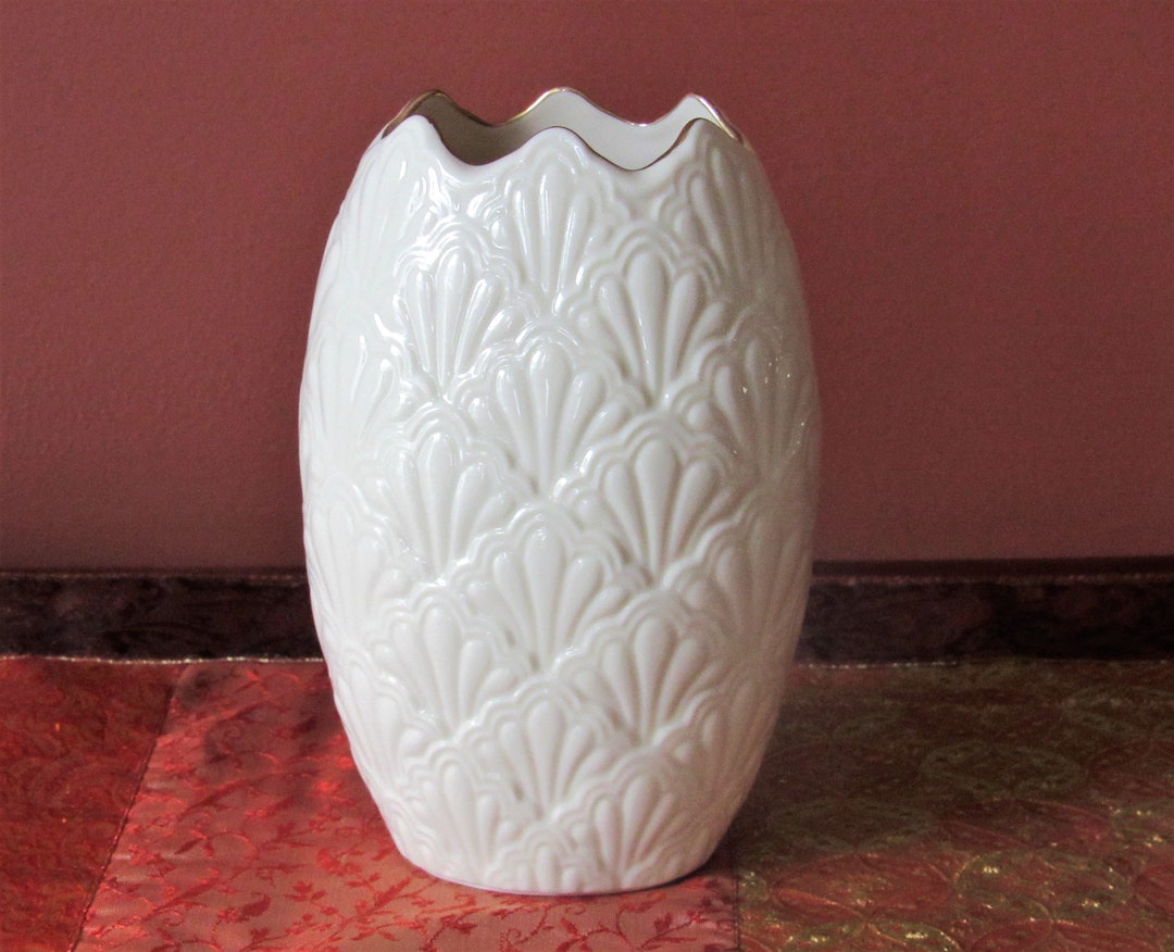 Lenox Jacquard Vase Etsy UK