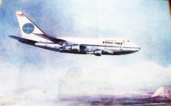 Pan Am Flight From Los Angeles To Tokyo Etsy Pan Am Flight From Los Angeles To Tokyo Etsy