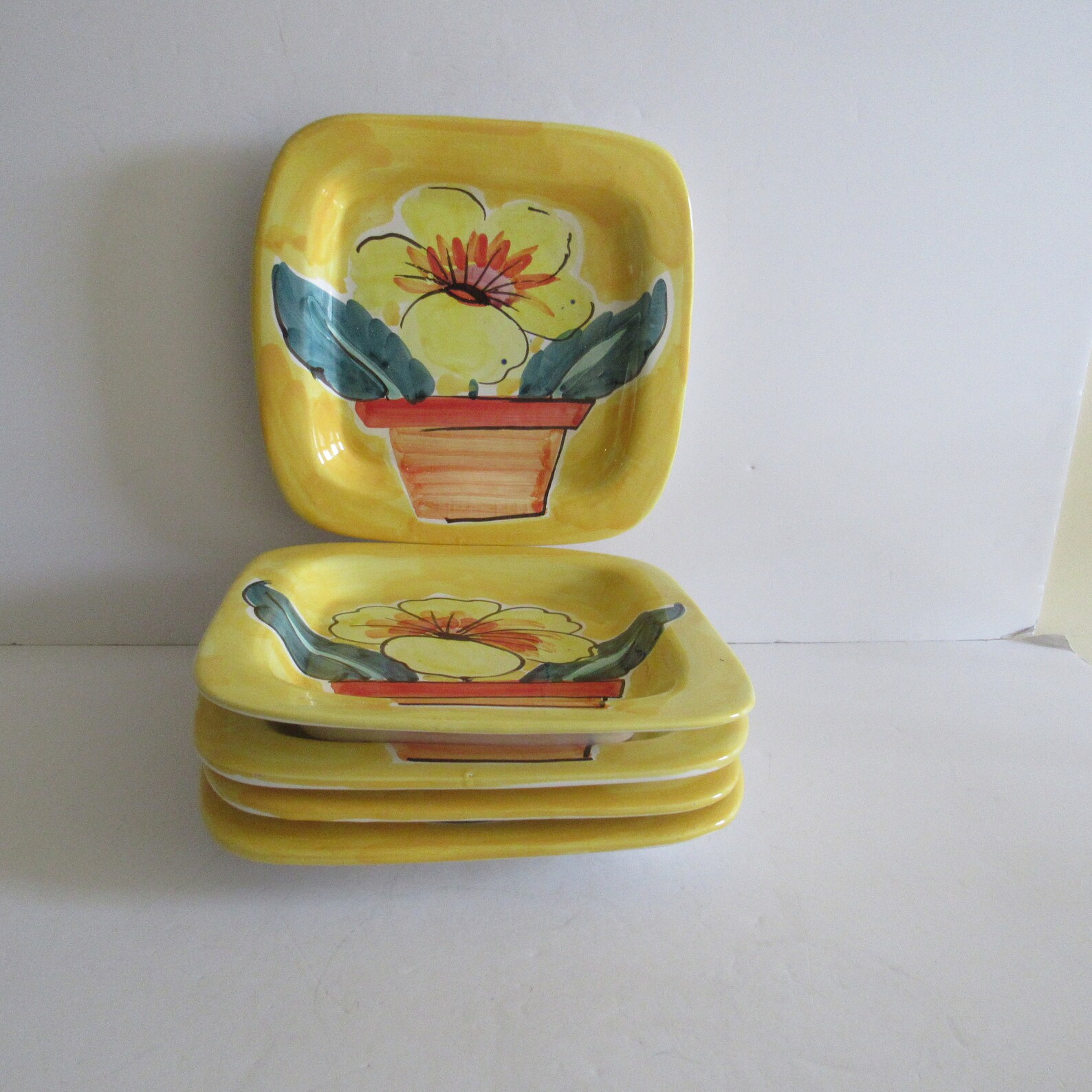 Set of Five Bellini PIU Dinner Plates Made in Italy Etsy