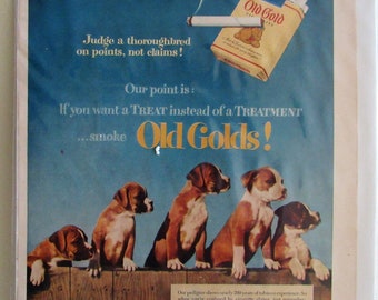 Old Golds Advertisement