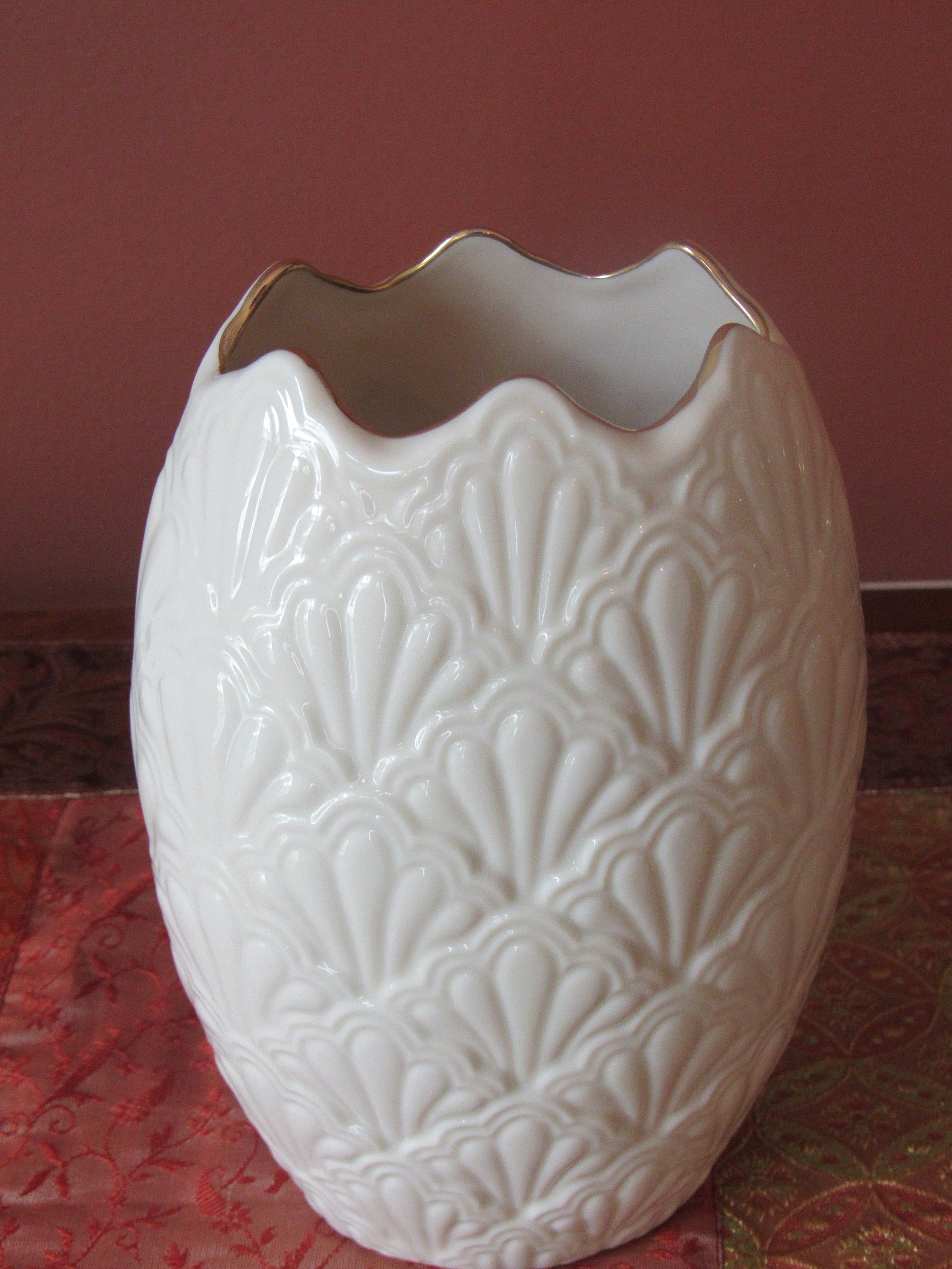 Lenox Jacquard Vase Etsy UK