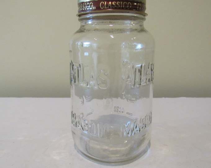 Classico Atlas Mason Jar Etsy