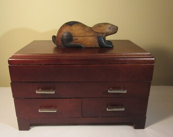 Men Wooden Jewelry Box
