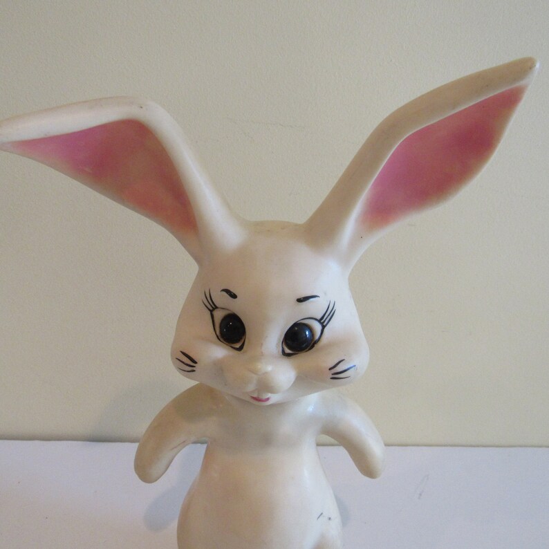 Hard Plastic Bunny Rabbit Bank Etsy