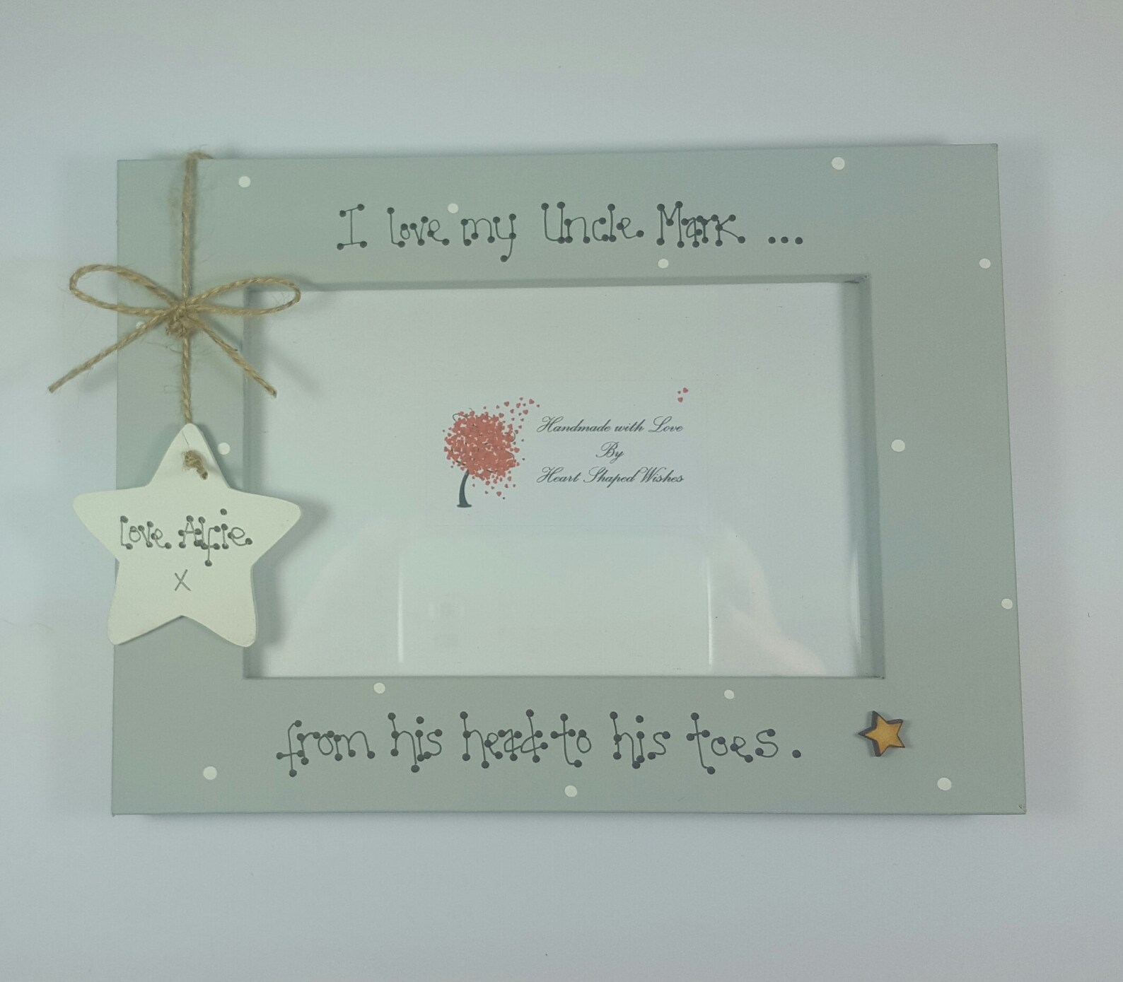 Personalised Uncle Photo Frame Uncle Picture Frame Uncle Etsy