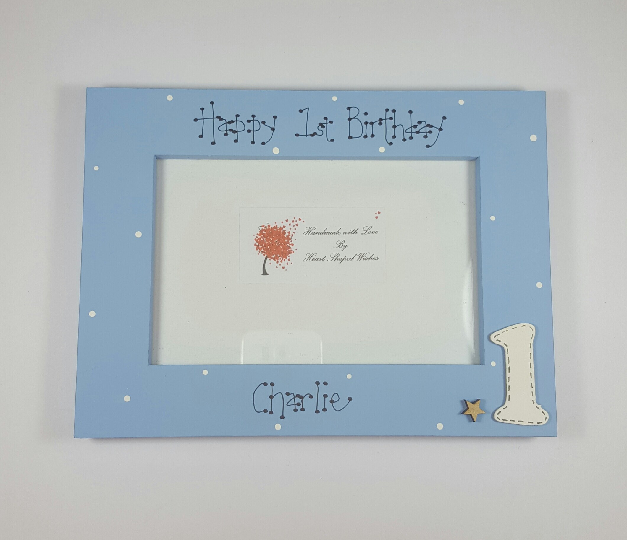 Personalised 1st Birthday Photo Frame First Birthday Picture Etsy UK