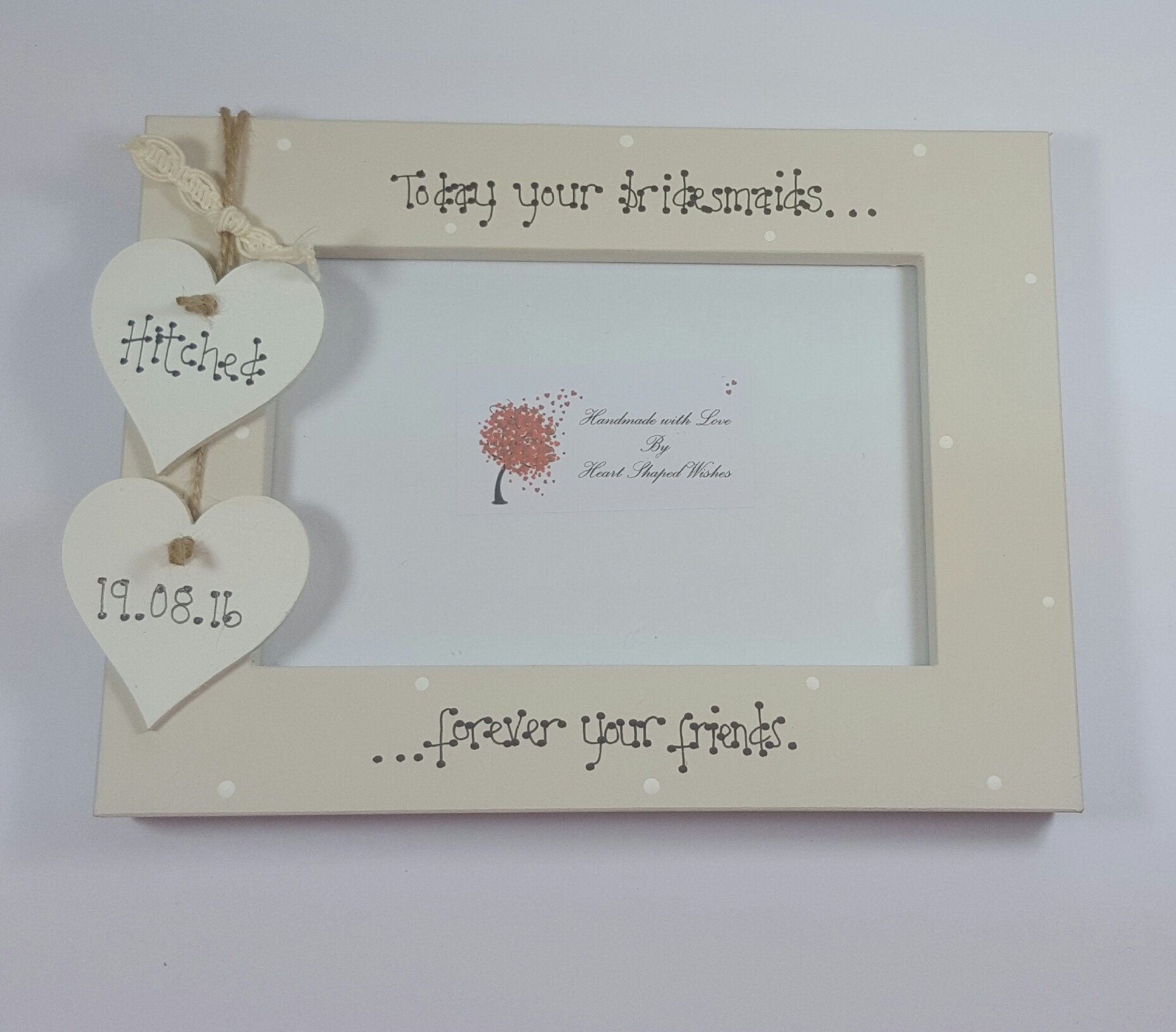 Personalised Bride Photo Frame Bride Picture Frame Bride Etsy