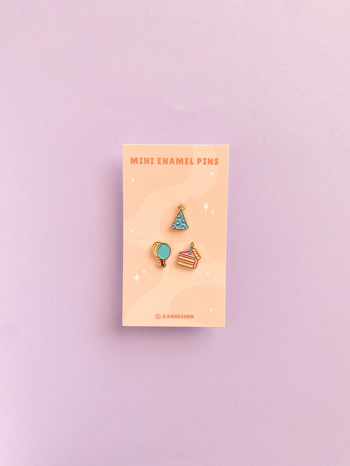 Mini Birthday Pin Set | Etsy