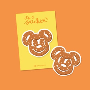 Mickey Pretzel-sticker | door Ann Zon