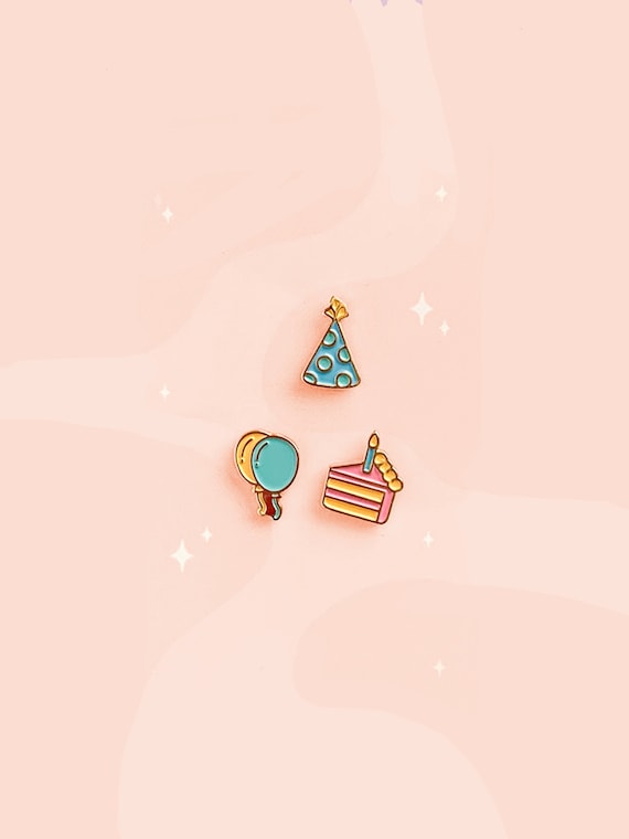 Mini Birthday Pin Set | Etsy