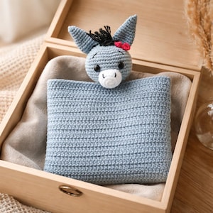 Crochet pattern for a donkey heat pack, crochet cover for a grain pillow, crochet donkey, crochet cover for a cherry pit pillow, crochet donkey heat pack