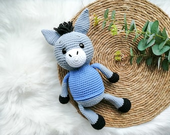 Eddie the Donkey - PDF crochet pattern