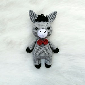 Crochet pattern for a small donkey, crochet donkey, Amigurumi donkey crochet, donkey crochet, gift for children, soft toy donkey crochet, baby gift idea