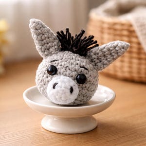 Chaveiros de crochê, chaveiros de animais de crochê, ideias para chaveiros de crochê, chaveiros de crochê para iniciantes, burrinhos de crochê