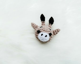 Giraffe pendant - PDF crochet pattern