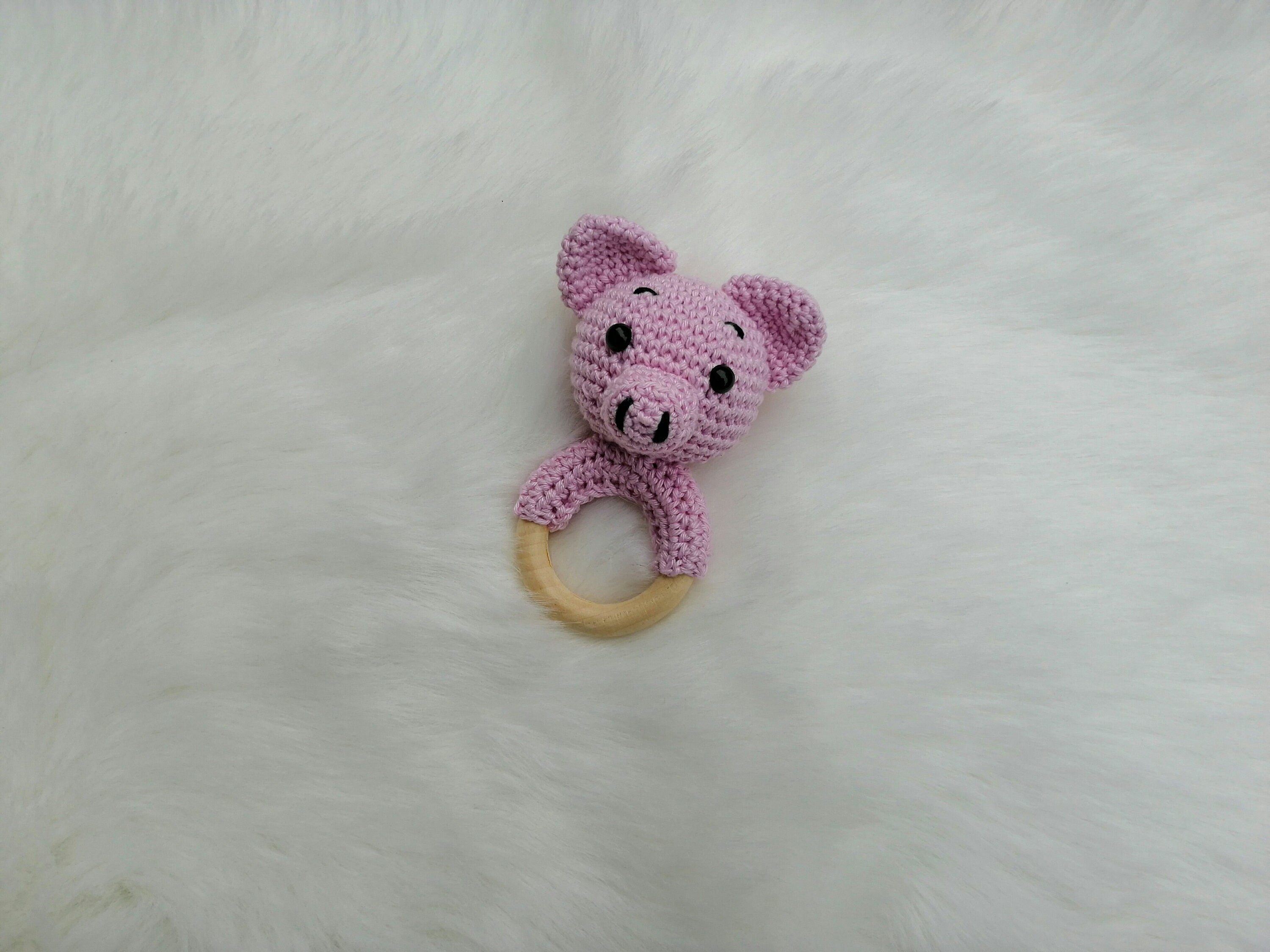Crochet Pattern for a Pig Rattle, Crochet Baby Rattle, Gift for Baby ...