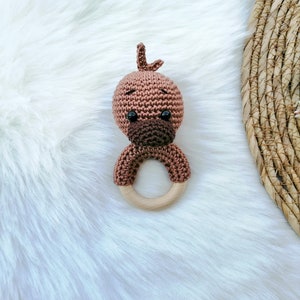 Crochet pattern platypus rattle, crochet baby rattle platypus, crochet platypus, crochet platypus rattle, crochet platypus rattle