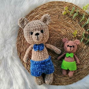 Crochet pattern for teddy bear Toni, crochet bear, Amigurumi crochet, bear crochet, teddy crochet, crochet teddybear, crochet bear, teddy bear crochet