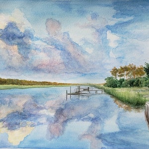 Custom Painting from Photo, Vacation Painting, Custom keepsake, beach vacation, watercolor, commission painting, Hand Painted, landscape