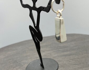 Handmade Sterling Silver Monolith Charm: 2001 Space Odyssey