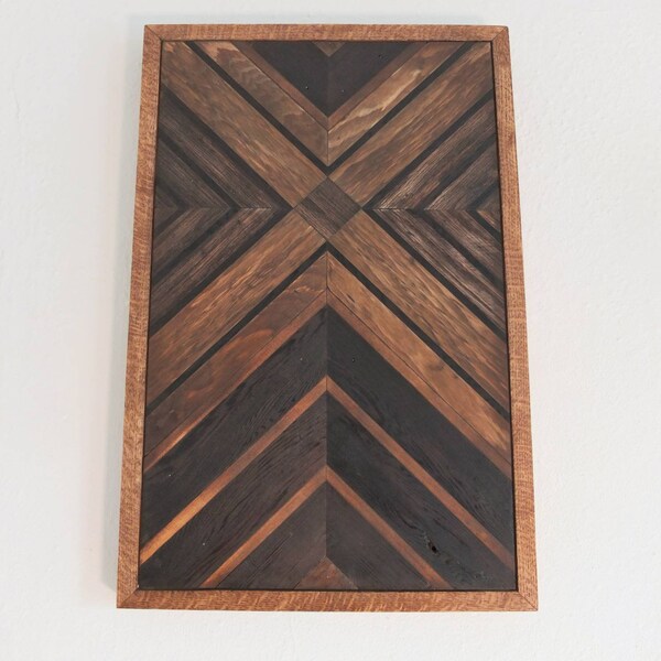 Wood wall art / reclaimed wood wall art / wood art / rustic wall art