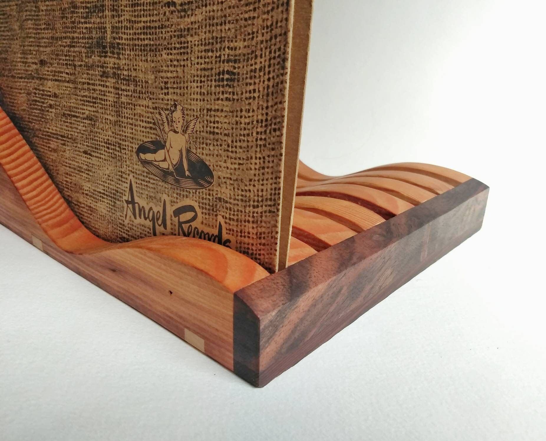 Wood vinyl storage / vinyl record album display stand / LP Etsy