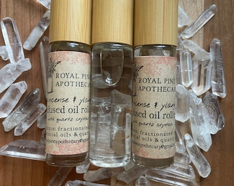 Frankincense & ylang ylang infused oil roller