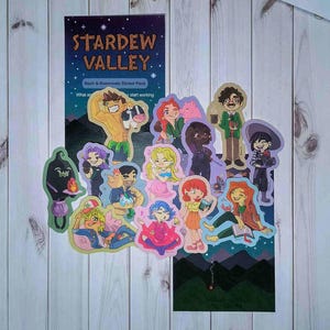 Paquete de pegatinas de soltero/a de Stardew Valley