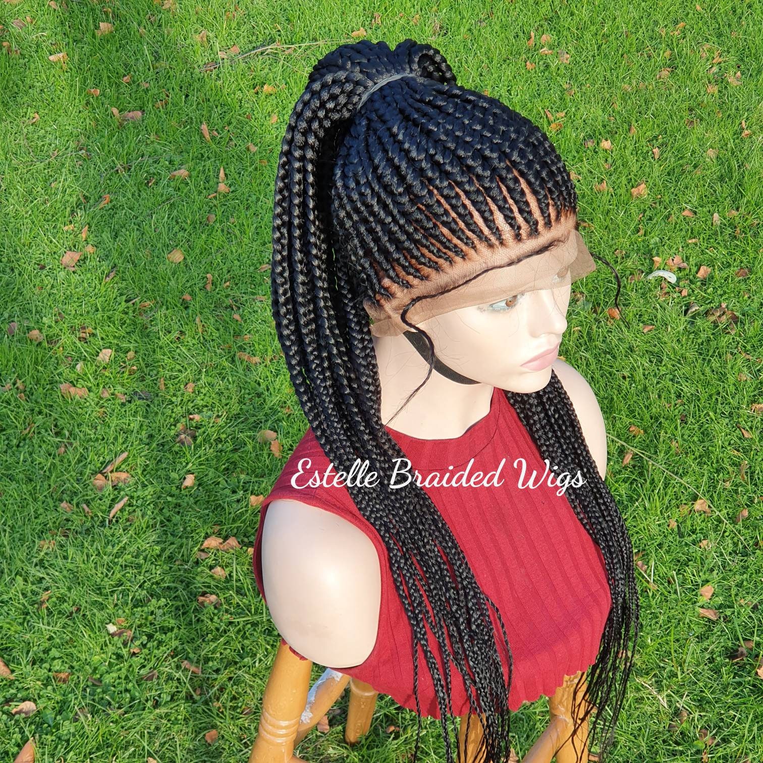 Braided Lace Wig Full Lace Wig Feed In Cornrow Shuku Ghana Etsy Braided Lace Wig Full Lace Wig Feed In Cornrow Shuku Ghana Etsy