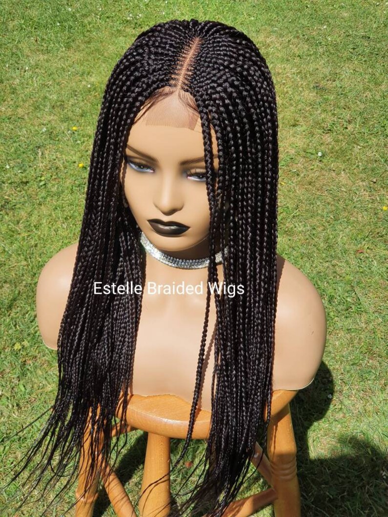 Ready to Ship Braided Wig Box Braids Wig Braids Wig Wig Etsy UK