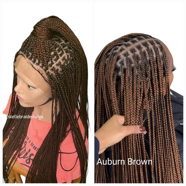 Ready To Ship! Lightweight Knotless Braids, Full Lace Braids, Braided Wig, Braids Wig, Lace Frontal, Box Braids, Small Sized Braids