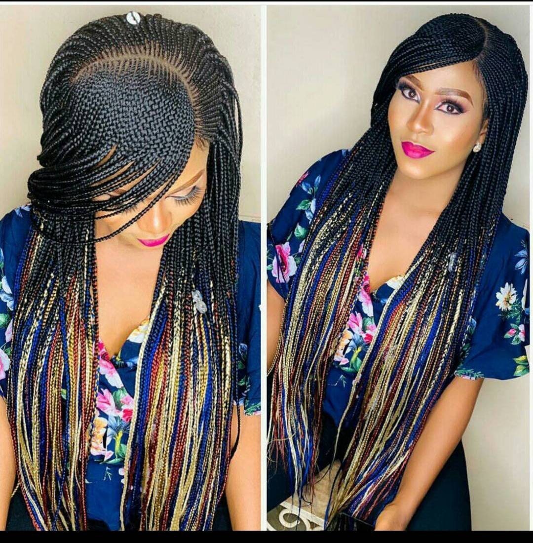 ombre braided hair