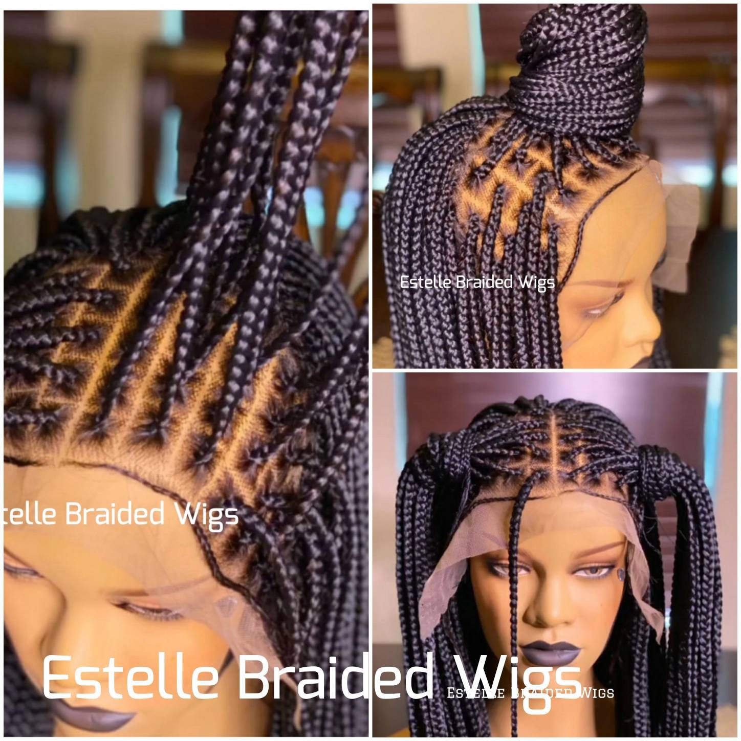 Lace frontal braid wig Clearance