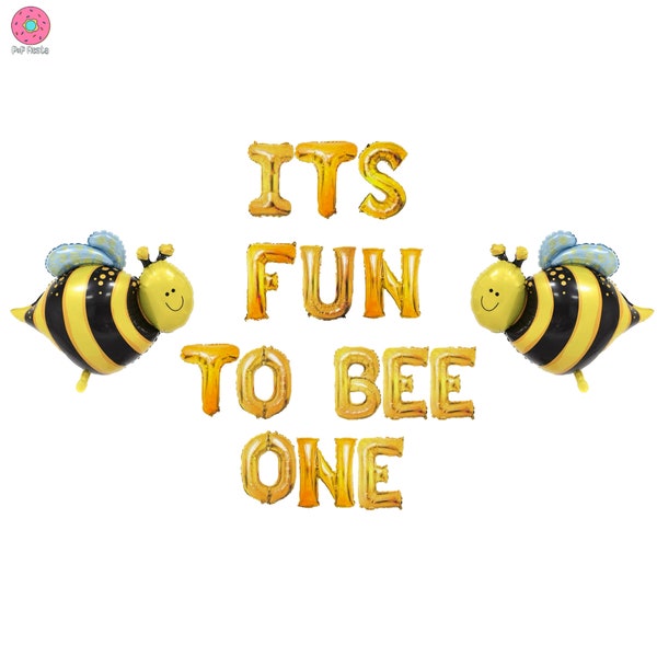 Its Fun To Bee One banner 16 inches |Bee Theme 1st birthday Party Queen Bee Birthday Party Idea