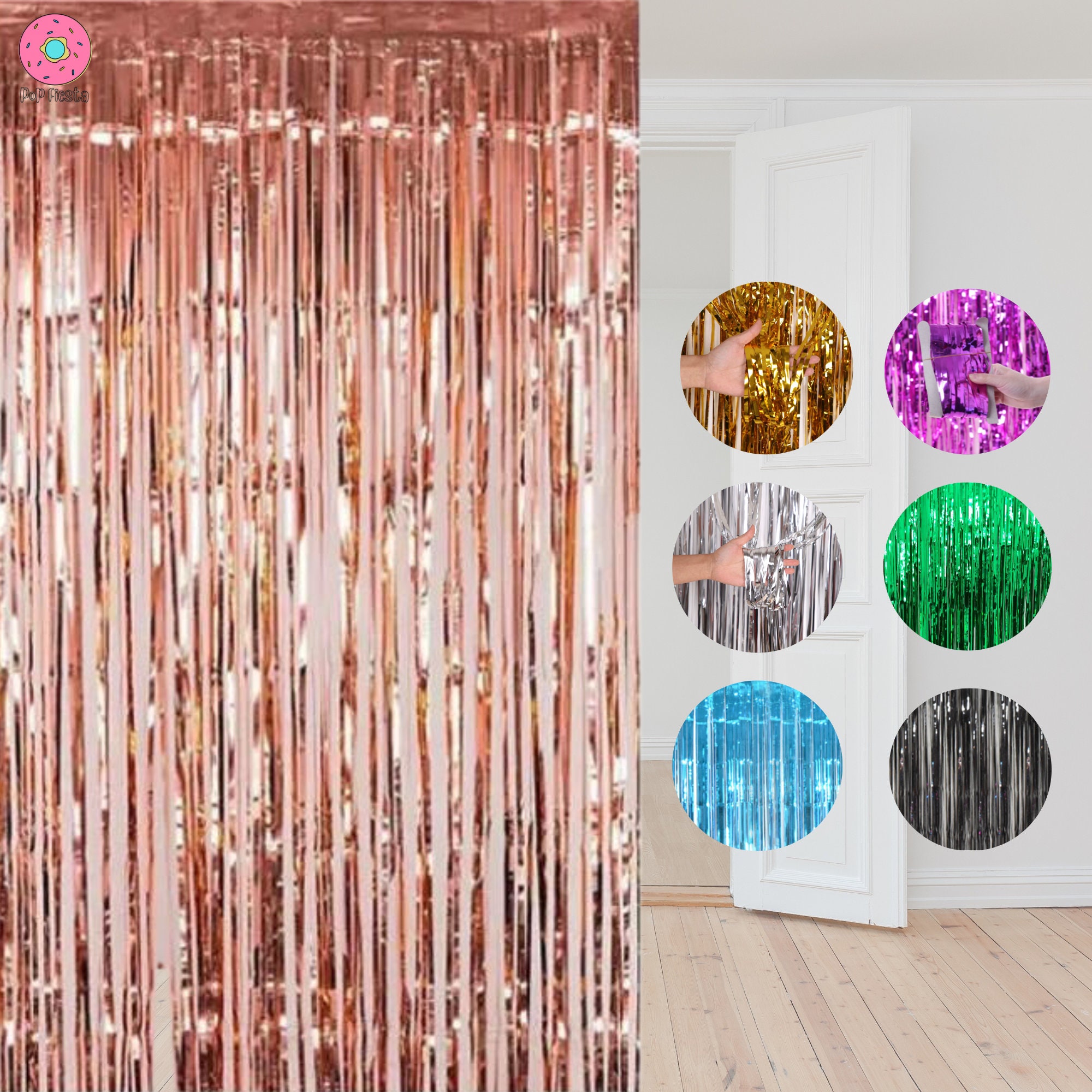 Fringe Garland Triple Backdrop Handmade Tassel Party Decor in Fun Colorful  Tones Perfect for Parties, Photo Shoots, and Events 